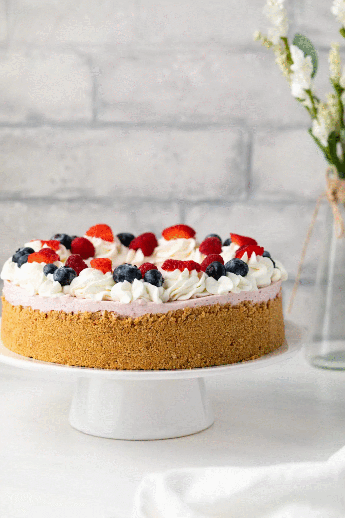 No Bake Berry Cheesecake