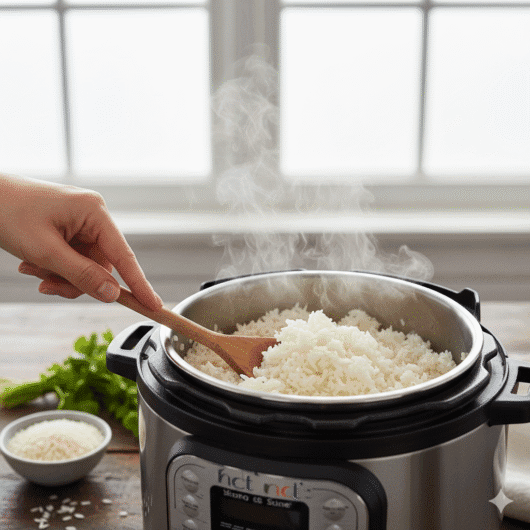 Fluffy Instant Pot rice – how to cook rice in Instant Pot