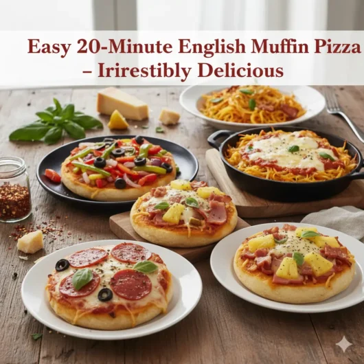 english muffin pizza variations