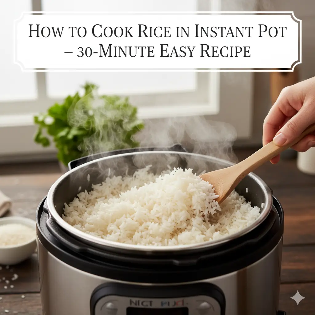 how to cook rice in Instant Pot perfectly
