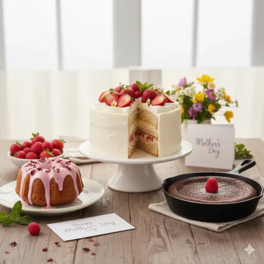 Different styles of Mother’s Day Cake