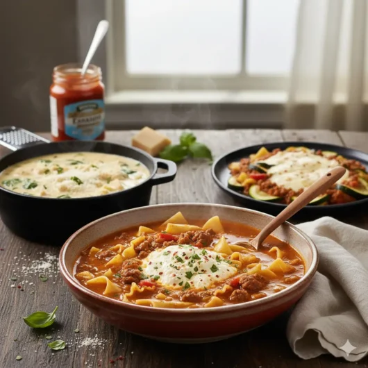 different versions of lasagna soup recipe