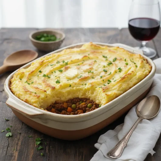 Golden baked Easy Shepherds Pie Recipe