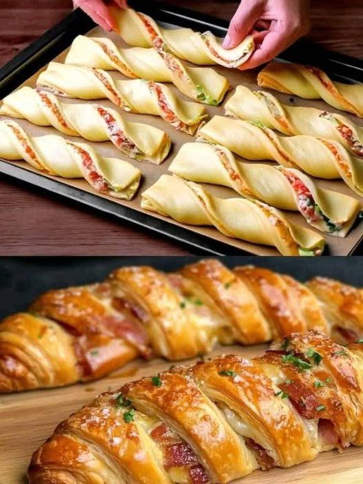 savory puff pastry twists