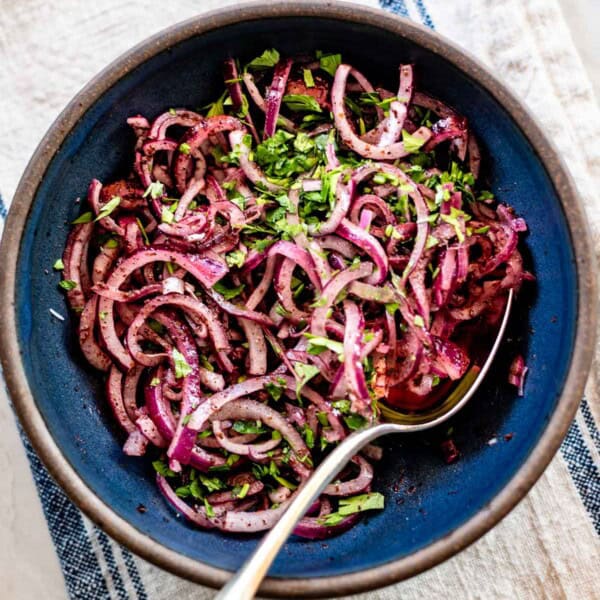 Sumac Onions (Turkish Marinated Onion Salad)