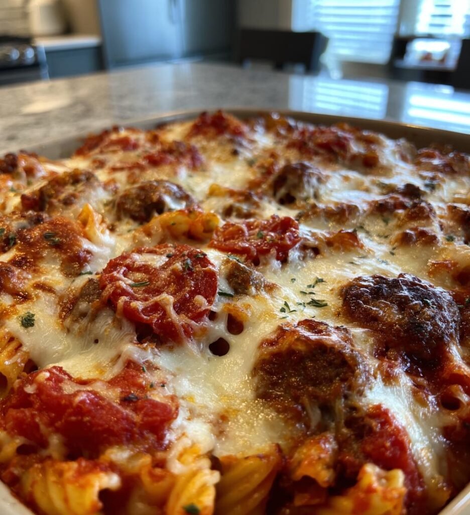 Easy Sausage and Pasta Bake