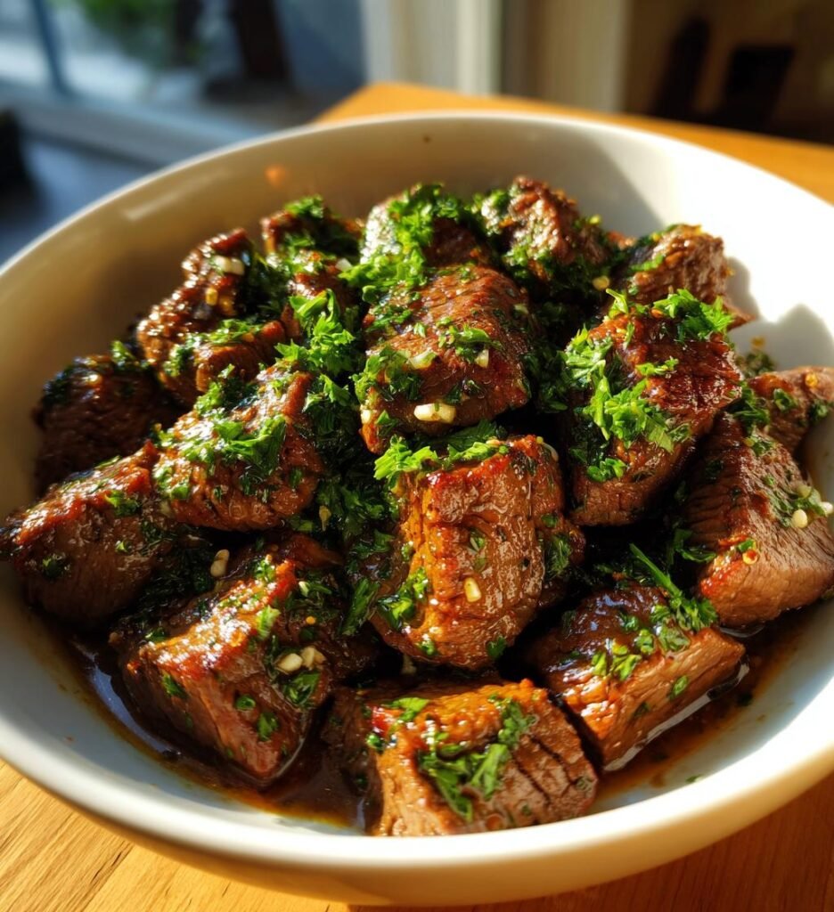 Garlic Butter Steak Bites (Quick Dinner)