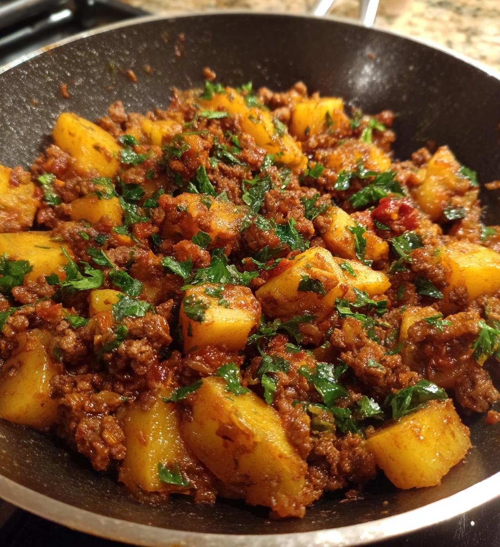 Ground Beef and Potato Skillet