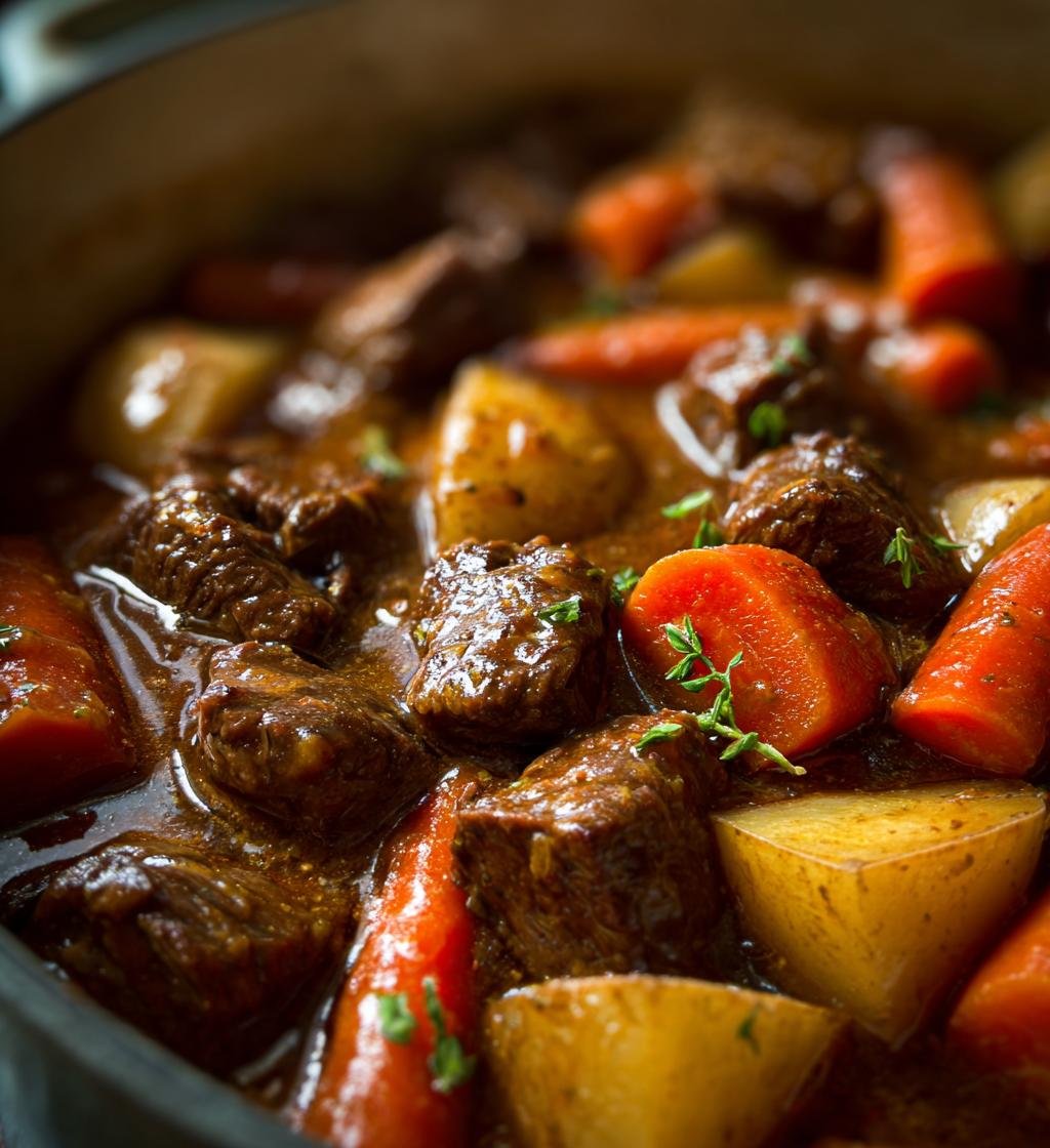 Slow Cooker Beef Stew (Hearty & Tender)