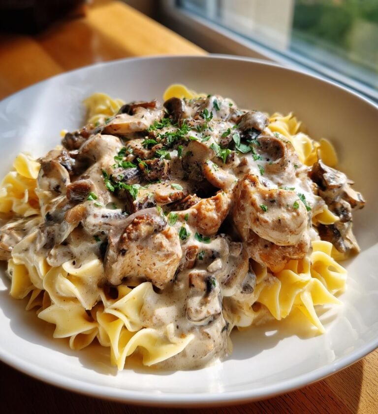 Vegetarian Mushroom Stroganoff