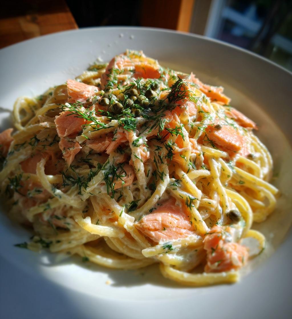 Creamy Smoked Salmon Pasta: Easy and Delicious Recipe - step by step