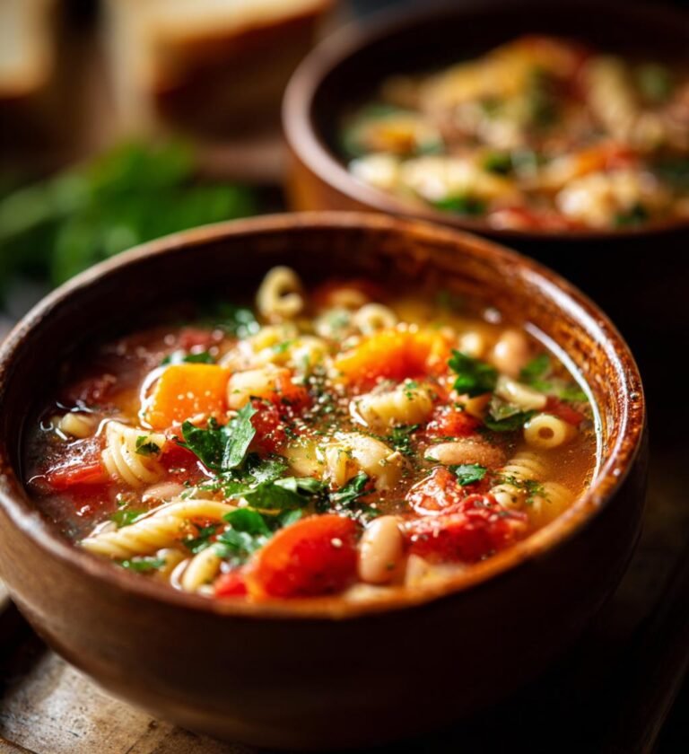 slow cooker minestrone soup recipe