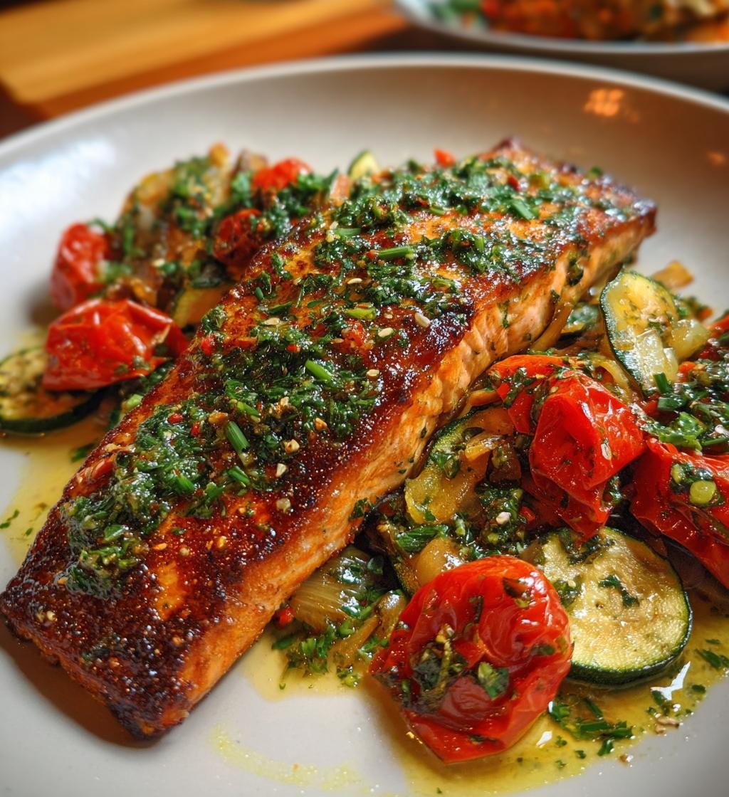 Healthy Salmon Recipe with Vegetables: Quick and Delicious - step by step