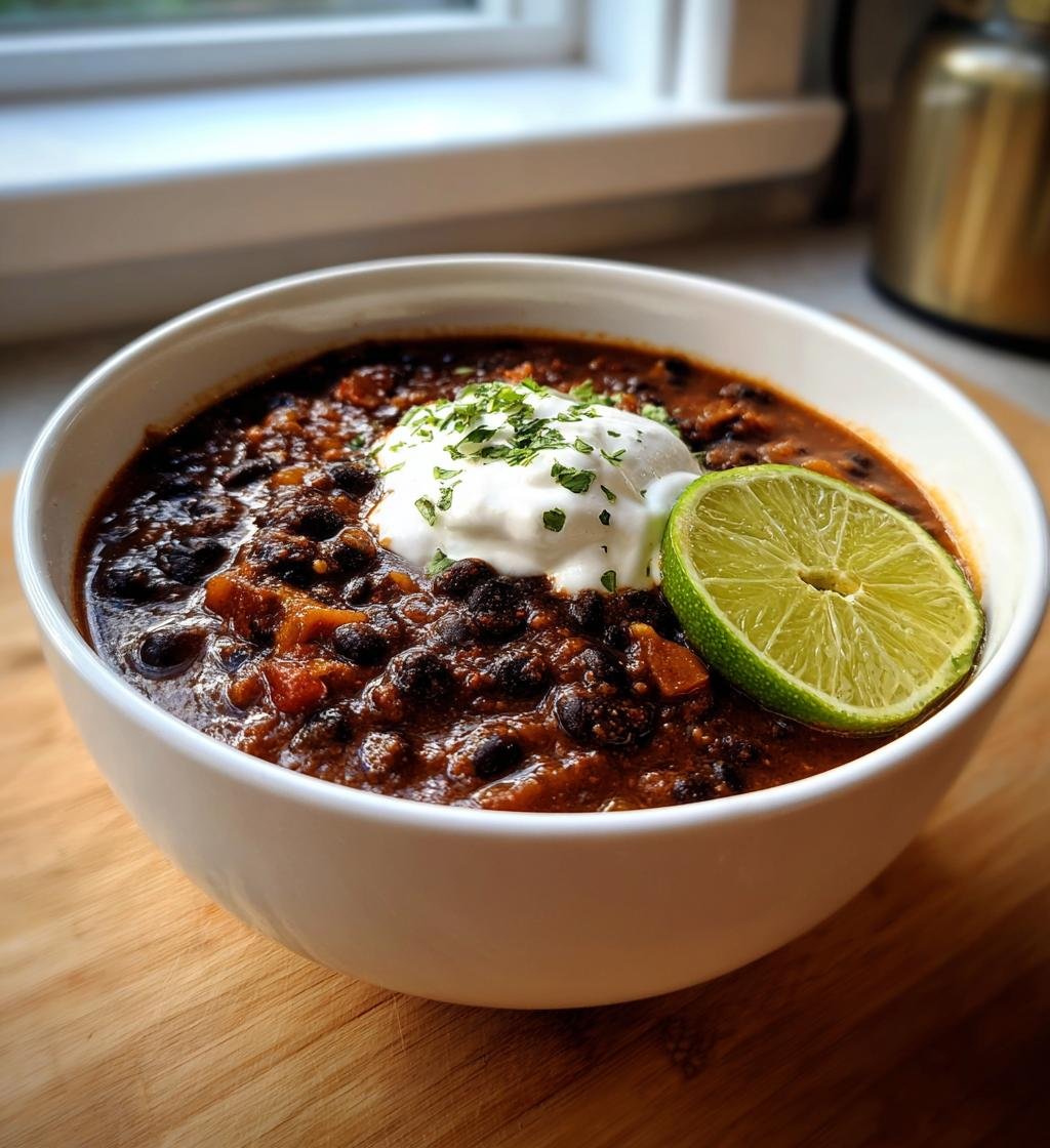 Slow Cooker Black Bean Soup - Hearty, Delicious, and Simple Recipe - step by step