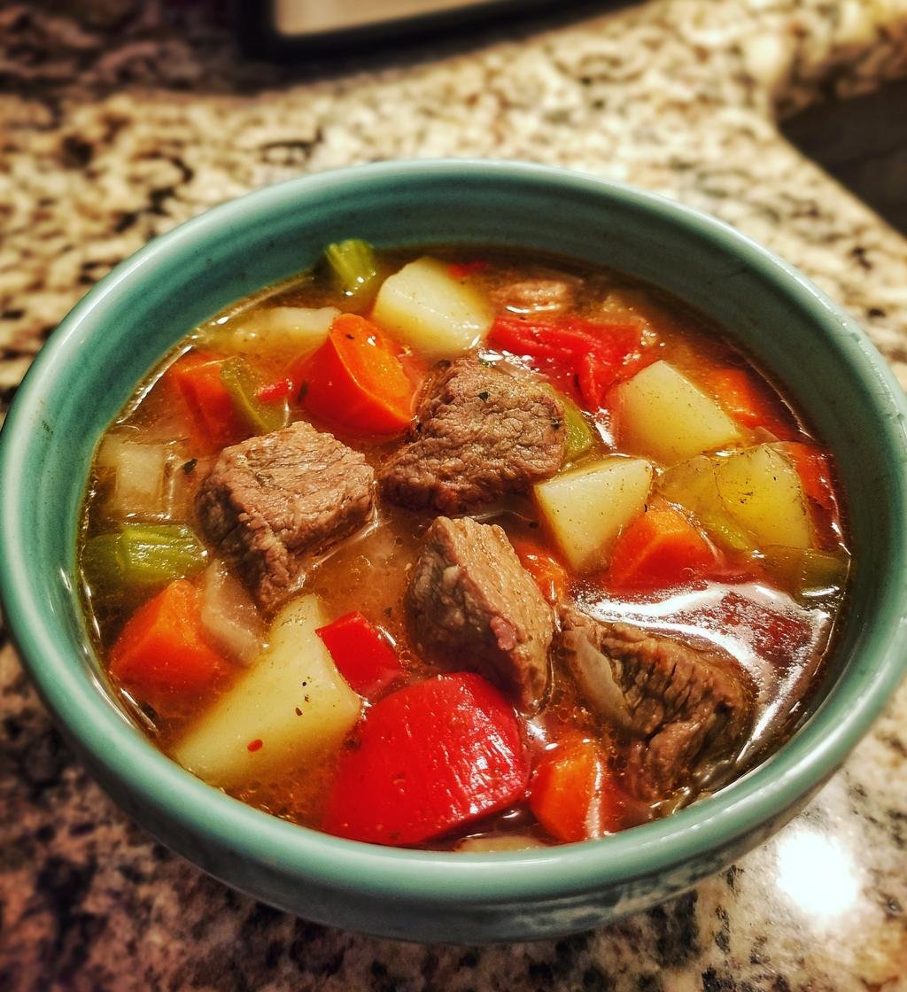 Beef and Vegetable Soup Recipe – Easy, Delicious & Hearty Comfort Food