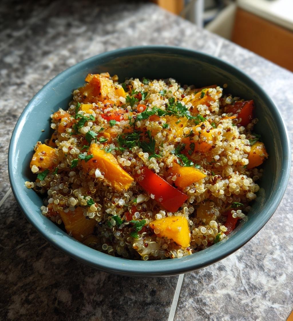 Quinoa Salad with Roasted Vegetables - Easy and Delicious Recipe