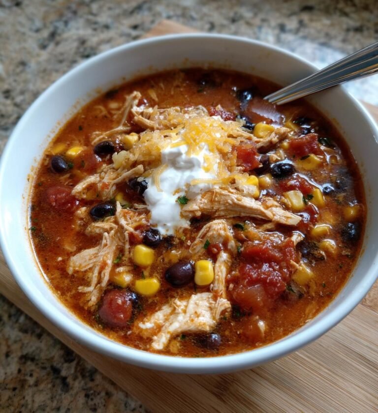 creamy chicken tortilla soup
