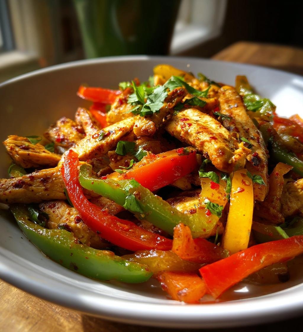 Easy Chicken Fajitas Recipe - Quick, Juicy, and Flavorful Dinner - step by step
