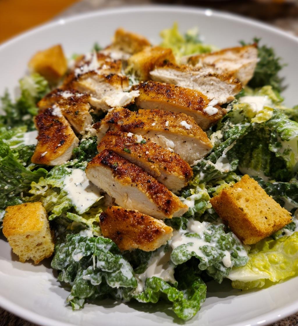 Homemade Chicken Caesar Salad Recipe - Quick & Delicious