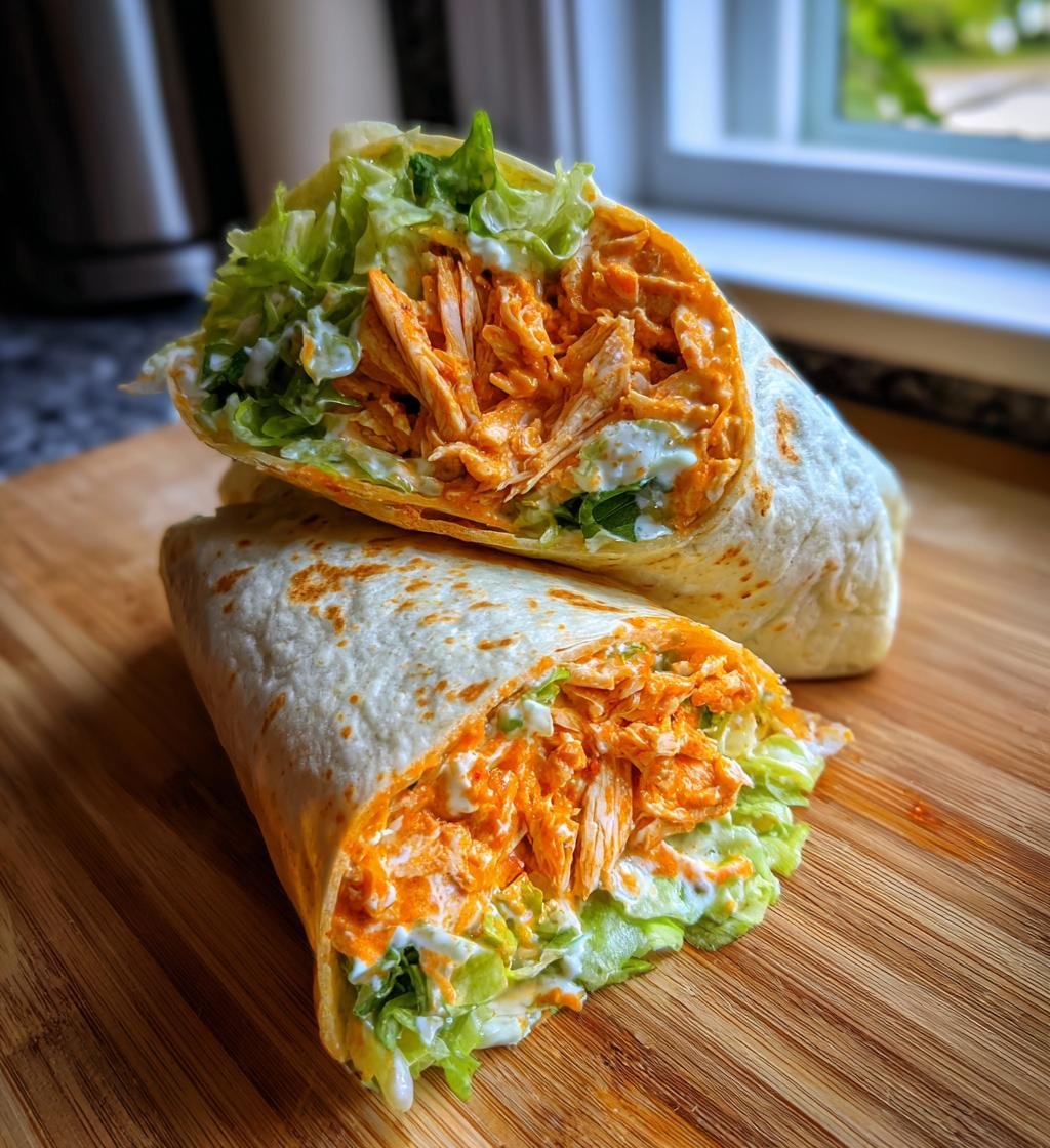 Buffalo Chicken Wraps Recipe - Quick, Easy & Deliciously Spicy - step by step