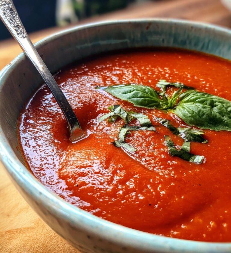 slow cooker tomato basil soup