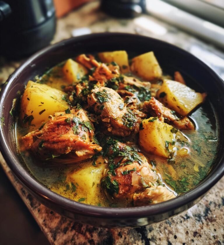 slow cooker chicken and potatoes