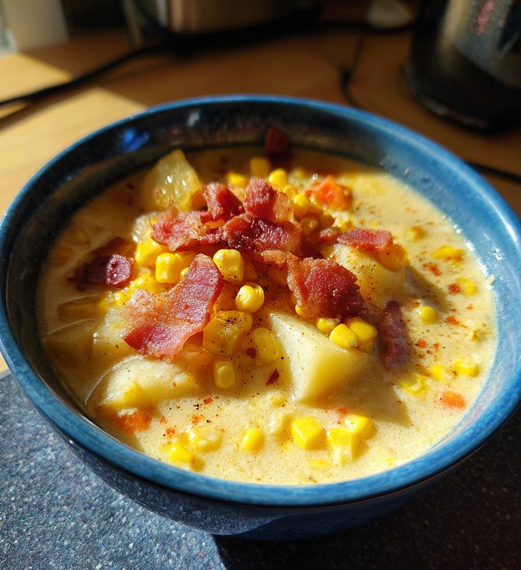 Creamy Corn Chowder Recipe: The Best Homemade Comfort Food