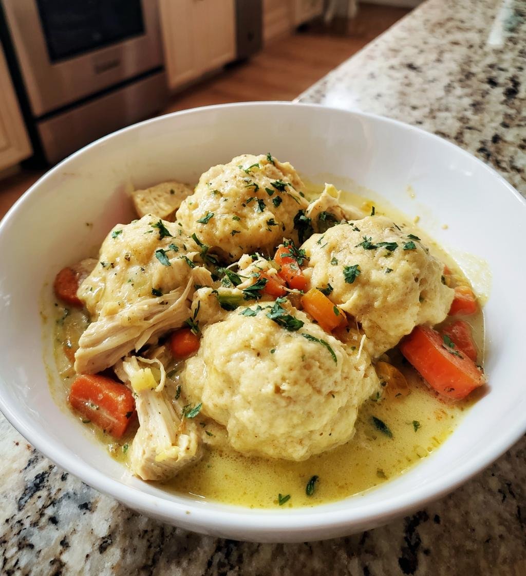 Slow Cooker Chicken and Dumplings Recipe – Perfectly Creamy & Easy