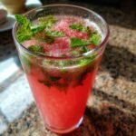 homemade watermelon mint lemonade for summer parties