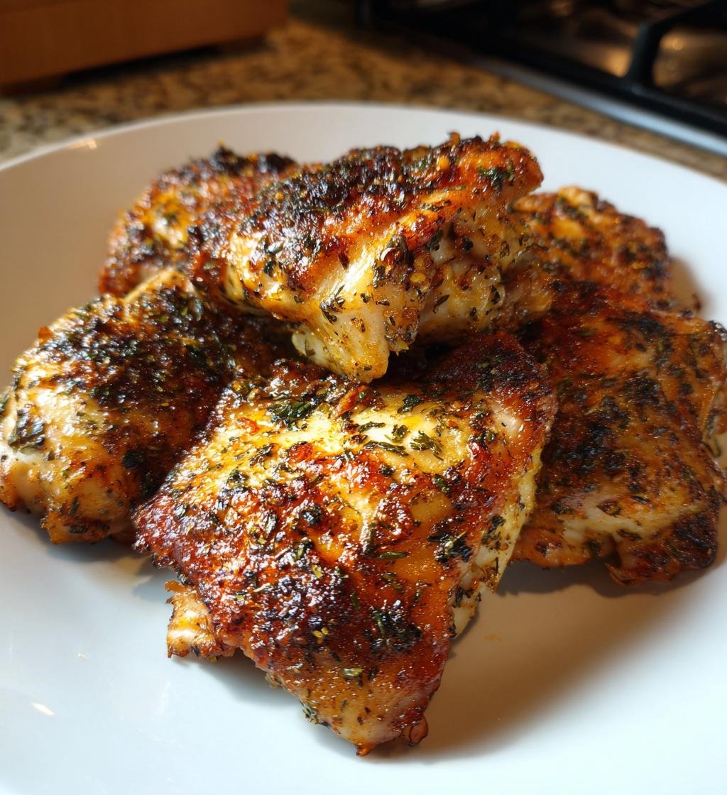 Crispy Air Fryer Chicken Thighs for Summer Dinners – Juicy & Easy